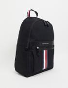Tommy Hilfiger Icon Canvas Backpack-black