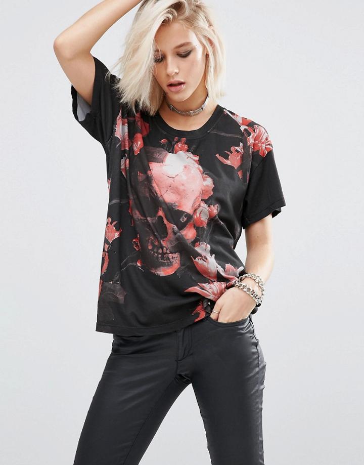 Religion Blush T-shirt - Black