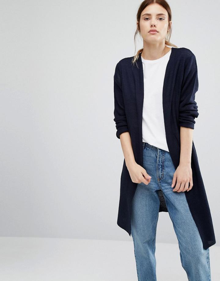 J.d.y Rib Cardigan - Black