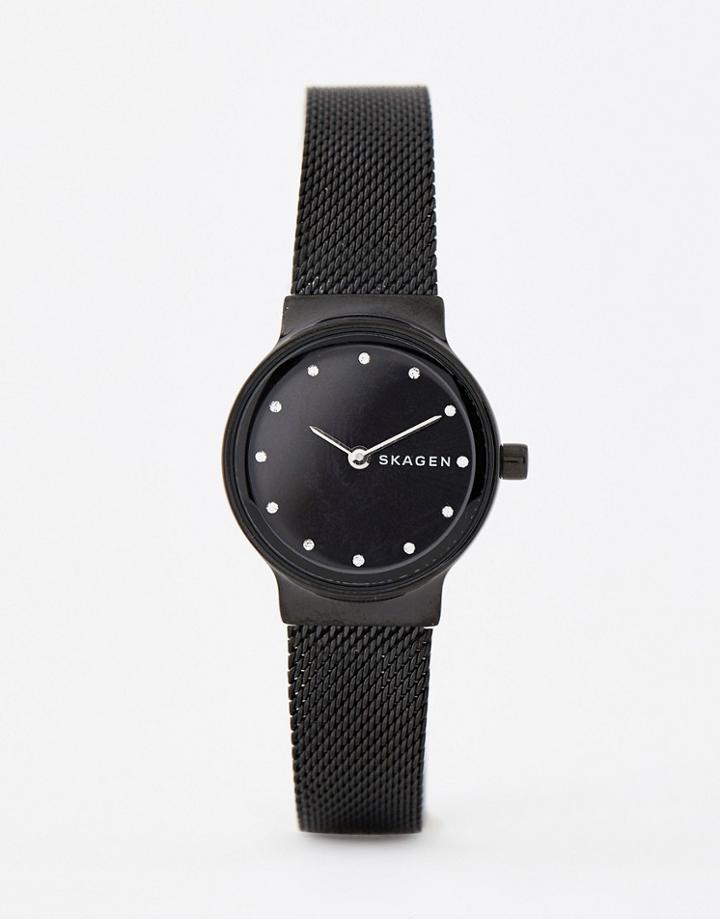 Skagen Skw2747 Freja Mesh Watch In Black 26mm