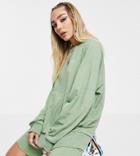 Collusion Overdyed Heather Coordinating Sweatshirt-multi