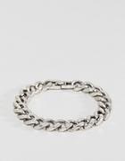 Icon Brand Heavy Chain Bracelet In Silver Exclusive To Asos - Silver