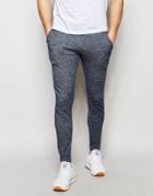 Jack & Jones Skinny Fit Joggers In Salt & Pepper - Navy