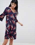 B.young Palm Print Dress - Multi
