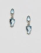 Asos Blue Jewel Stud Earrings - Blue
