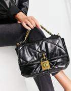Steve Madden Bterra-g Quilted Cross Body Bag In Black