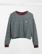 Quiksilver Stripes Extra Long Sleeved T-shirt In Navy
