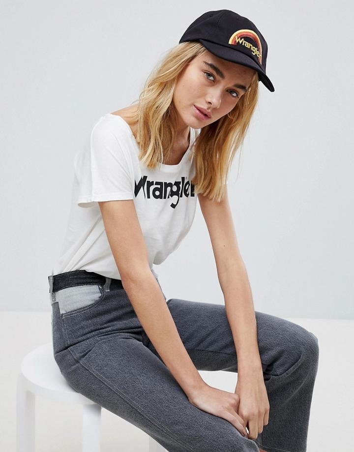 Wrangler Rainbow Logo Cap - Black