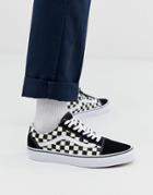 Vans Old Skool Sneakers In Black/white Checkerboard