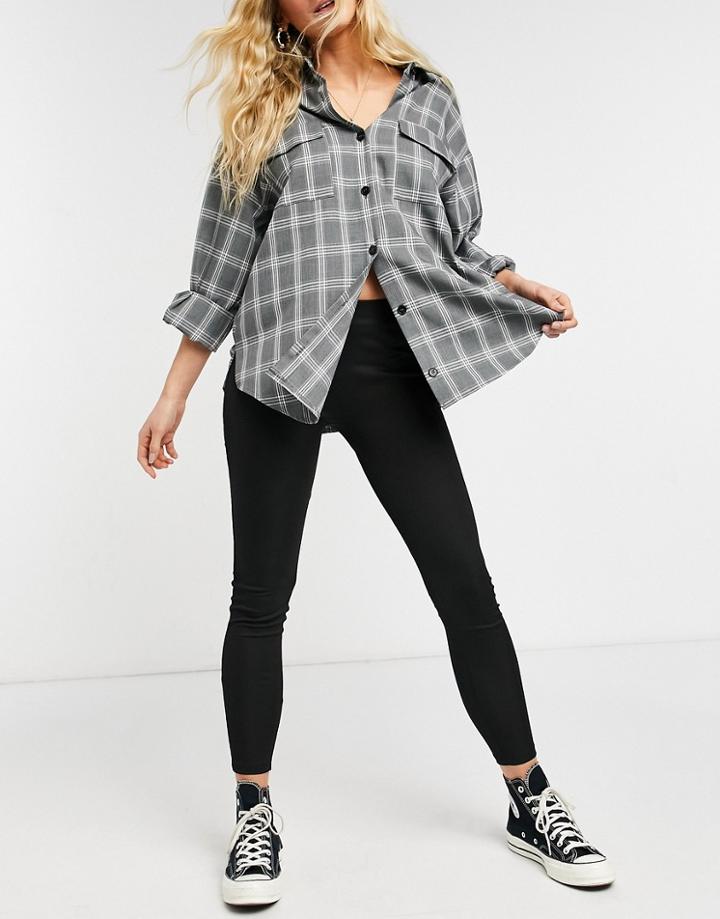 Vero Moda Ribbed Legging In Black