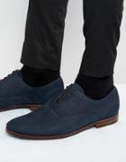 Aldo Wen Suede Oxford Shoes - Navy