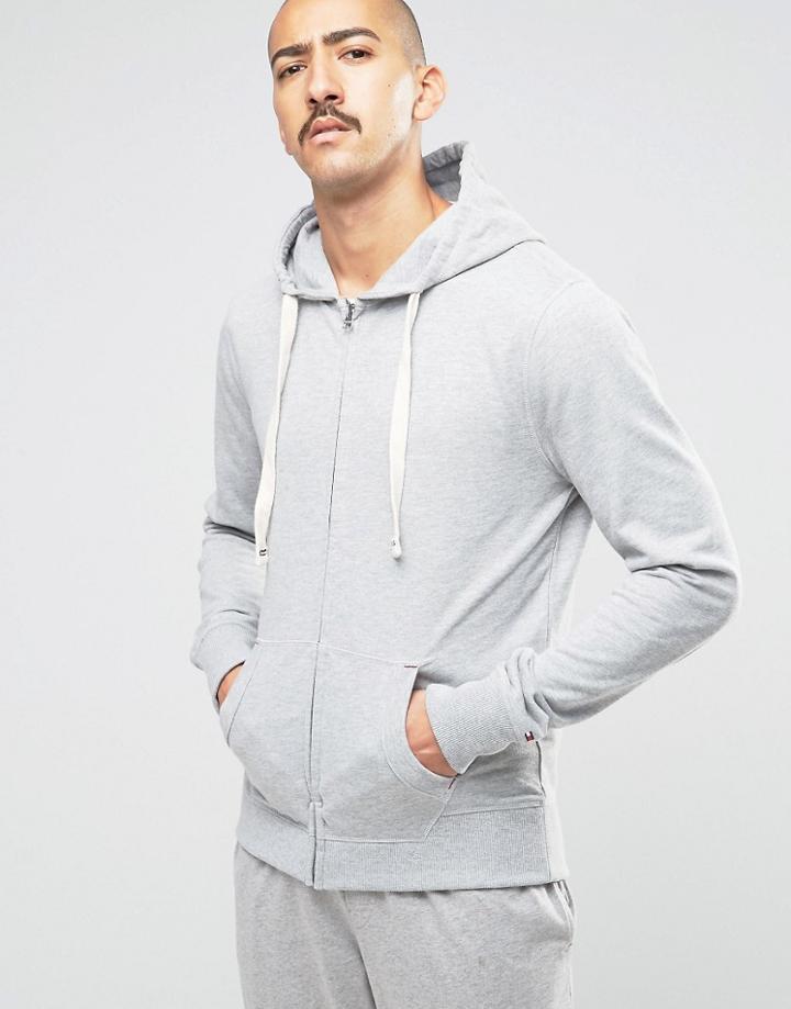 Tommy Hilfiger Icon Hooded Sweat In Gray - Gray