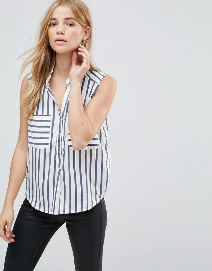 Vero Moda Sleeveless Shirt - Black