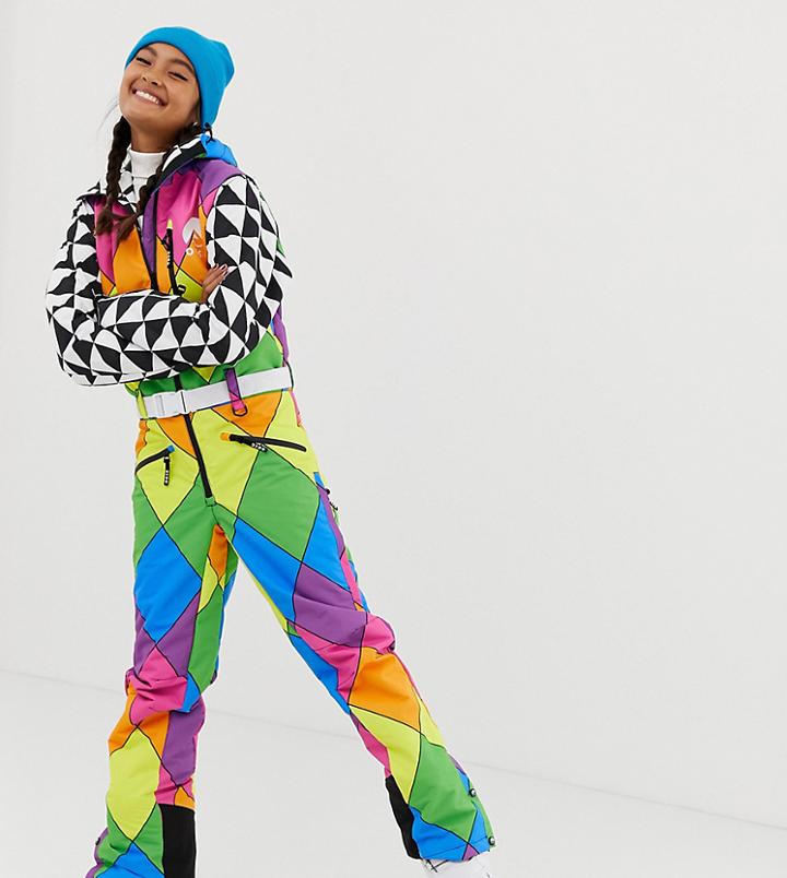 Oosc Women's Diamonds Are Forever Ski Suit - Multi