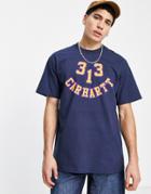 Carhartt Wip 313 Smile T-shirt In Navy