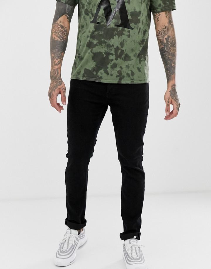 Only & Sons Slim Jeans In Black - Black