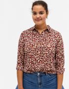 Monki Assa Recycled Floral Print Blouse In Multi