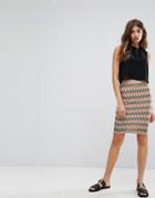 Oeuvre Pencil Skirt - Green