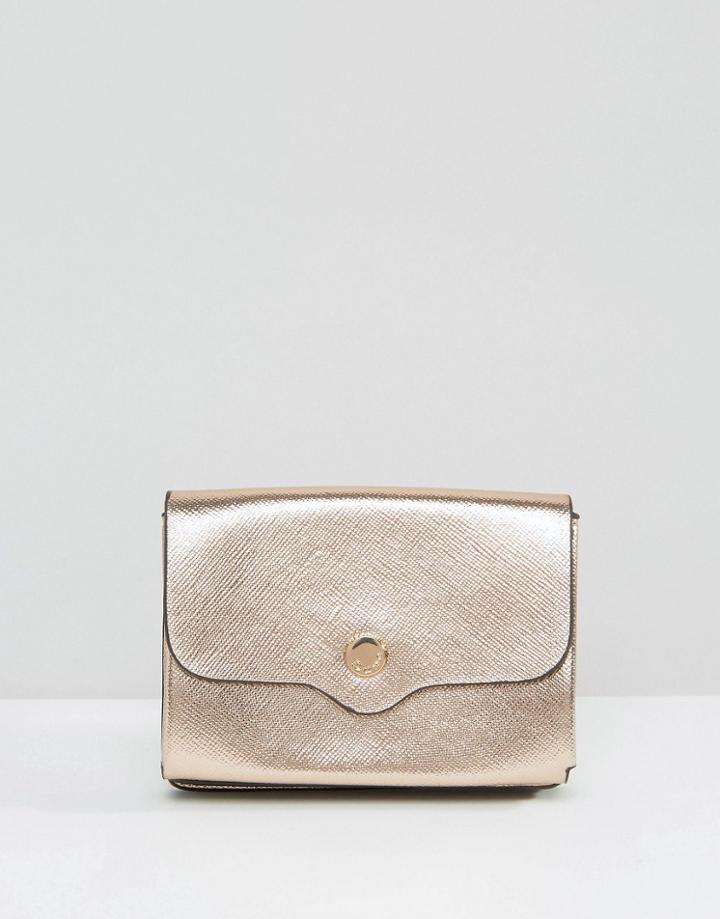 Dune Exclusive Kimberly Purse In Rose Gold - Gold