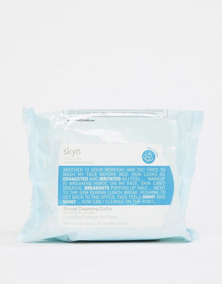 Skyn Iceland Glacial Cleansing Cloths (30 Cleansing Wipes) - Clear