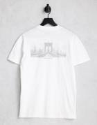 Abercombie & Fitch T-shirt With City Logo In White
