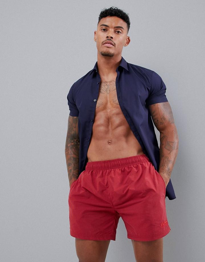 Boss Perch Swim Shorts - Red