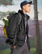 Asos Design Water Resistant Hooded Rain Jacket In Black