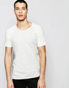 Selected Homme Short Sleeve Raglan T-shirt - Marshmallow
