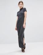 Noisy May Champ Maxi Dress - Gray