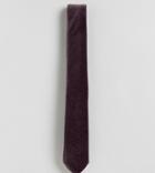 Noose & Monkey Tie In Velvet - Purple