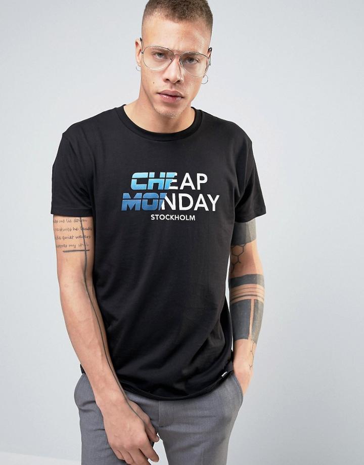 Cheap Monday Standard T-shirt Future Logo - Black