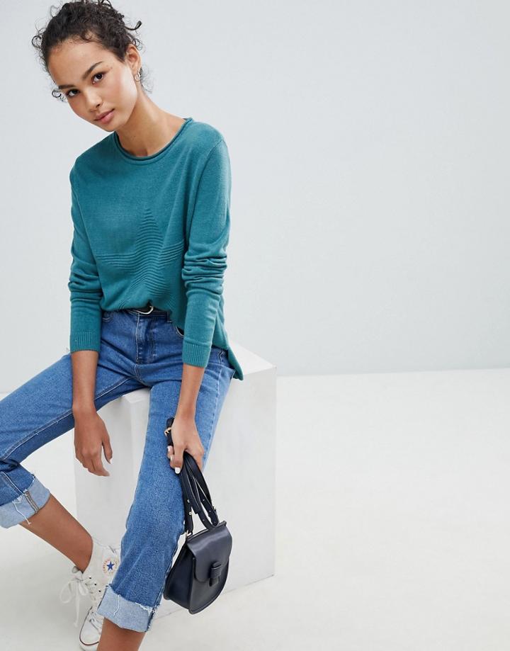 Jdy Stardust Lightweight Knit Sweater - Navy