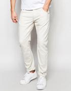 G-star Jeans Arc 3d Slim Fit Stretch Overdye Twill In Oatmeal - Oatmeal