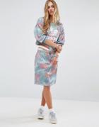 Adidas Originals Pastel Camo Print Mini Skirt - Multi