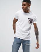 Criminal Damage Chest Pocket T-shirt - White