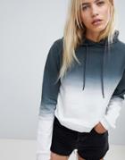 Asos Design Hoodie In Dip Dye - Pink