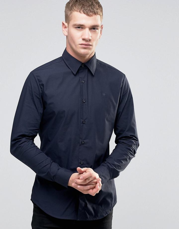 G-star Core Slim Shirt - Mazarine Blue
