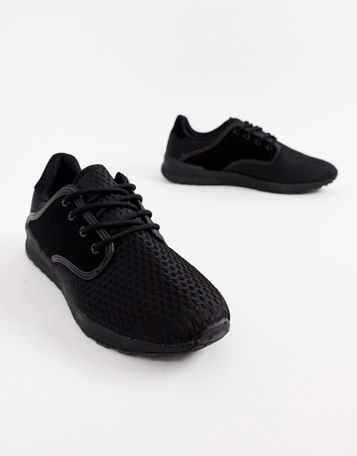Brave Soul Breckham Sneakers In Black