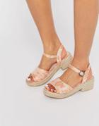Asos Tabby Espadrille Heel Sandals - Floral Print