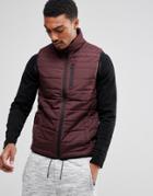 Only & Sons Quilted Vest - Red