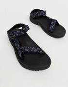 Teva Winsted Tech Sandals In Navy Print - Navy