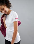 Asos 4505 Training T-shirt In Tight Fit - White