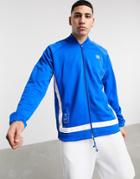 Adidas Originals Warm Up Track Jacket In Blue