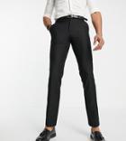 French Connection Tall Slim Fit Plain Suit Pants-black