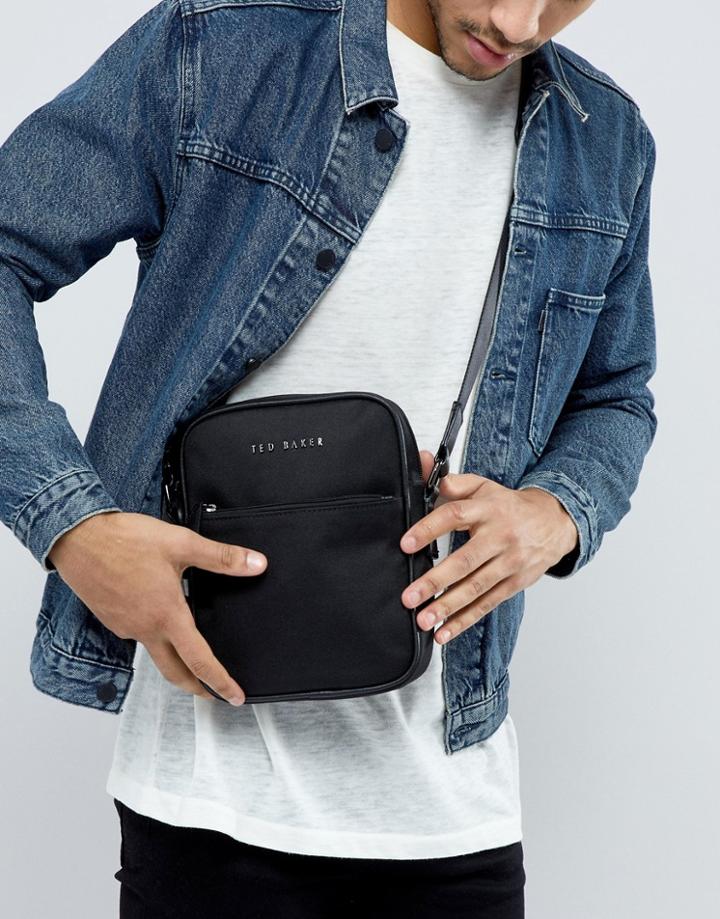 Ted Baker Nail Flight Bag - Black