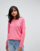 Oasis Crew Neck Sweater - Pink