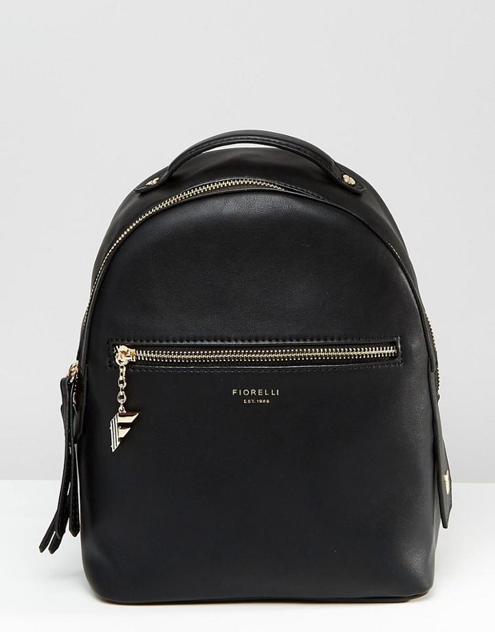 Fiorelli Anouk Clean Mini Backpack With Zip Pocket Detail - Anouk Black