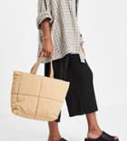 Glamorous Exclusive Padded Tote Bag In Camel-neutral