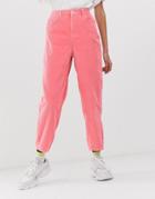 Collusion X012 Balloon Leg Pants In Cord - Pink