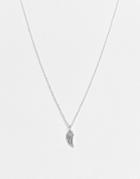 The Status Syndicate Sterling Silver Angel Wing Necklace